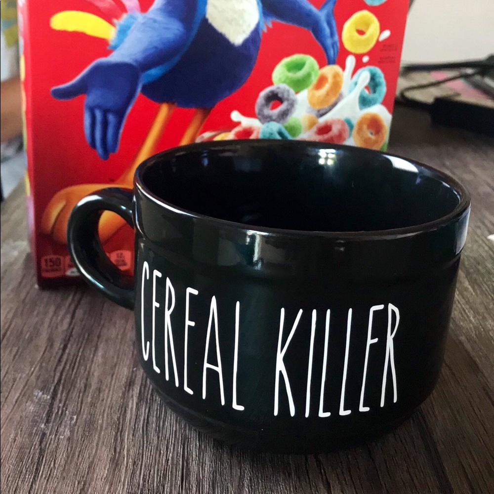 Rae Dunn Inspired Cereal Killer Bowl Mug